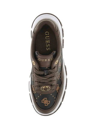 DAMEN-SNEAKER - GUESS BRAUN - FLFBRT PEL12 4