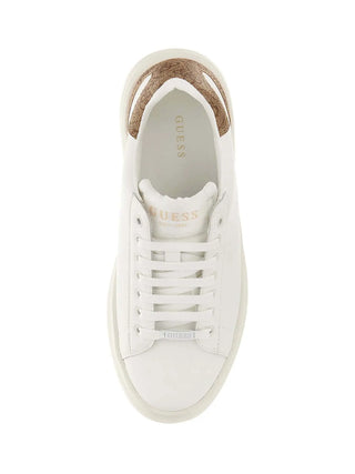 DAMEN-SNEAKER - GUESS WEISS-BEIGE - FLJELB FAL12 4