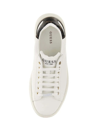 DAMEN-SNEAKER - GUESS WEISS-BRAUN - FLJELB FAL12 4