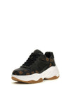 DAMEN-SNEAKER - GUESS SCHWARZ-BRAUN - FLTHPY FAL12 2