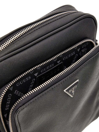 HERREN-SCHULTERTASCHE - GUESS SCHWARZ - HMMISA P4260 3