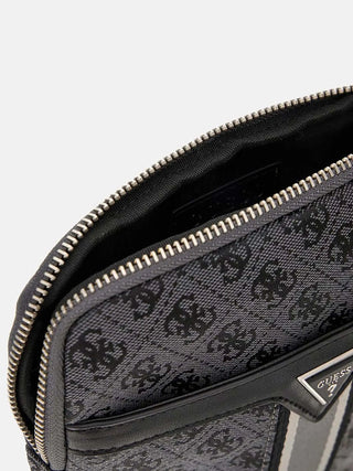 HERREN-SCHULTERTASCHE - GUESS CARBON-SCHWARZ - HMMIST P5123 3