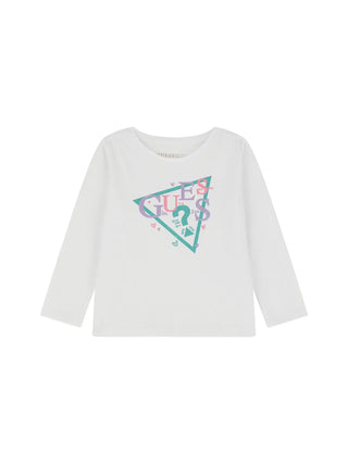 Mädchen-T-Shirt - Guess Kids Weiß - K5BI13 J1314