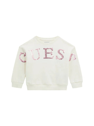 Mädchen-Sweatshirt - Guess Kids Weiß - K5BQ04 KAD74
