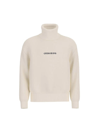 Herrenpullover - Guess Jeans Weiß - M5BR58 Z0561