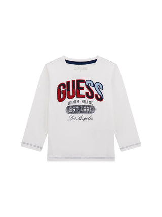 Kinder-T-Shirt - Guess Kids Weiß - N5BI06 I3Z14