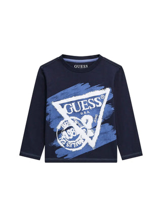Kinder-T-Shirt - Guess Kids Blau - N5BI17 I3Z14