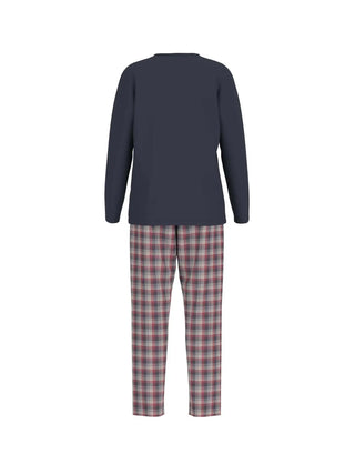 Herrenpyjama - Guess Unterwäsche Marineblau-Rot - U5BX00 K0400 2