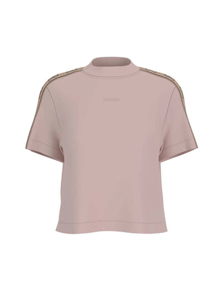 DAMEN-T-SHIRT - GUESS ATHLEISURE PINK - V3RI08 I3Z14