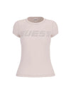 DAMEN-T-SHIRT - GUESS ATHLEISURE CREAM - V4BI16 KCIV1 1
