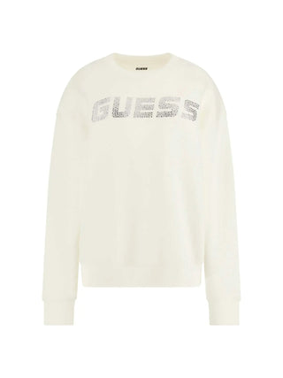 Damen-Sweatshirt - Guess Athleisure Weiß - V4BQ15 K7UW2