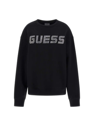 Damen-Sweatshirt - Guess Athleisure Schwarz - V4BQ15 K7UW2