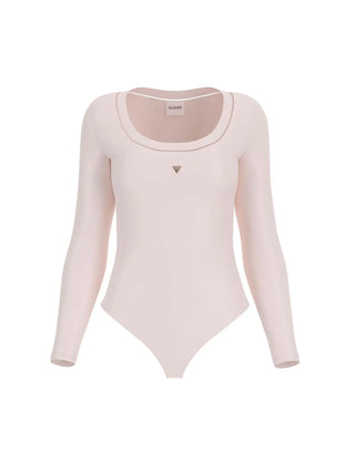Damenbody - Guess Athleisure Creme - V4YP07 J1314