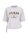 DAMEN-T-SHIRT - GUESS ATHLEISURE WEISS - V5BI02 KCBF1 1