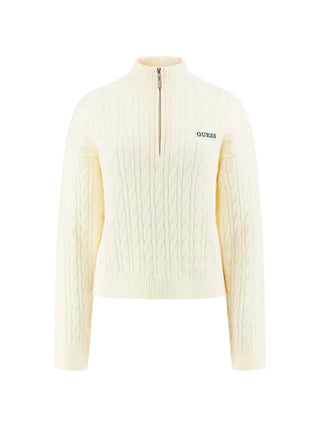 DAMEN-SWEATSHIRT - GUESS ATHLEISURE WEISS - V5BR02 Z0572