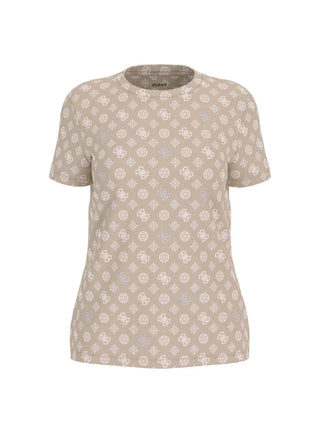 DAMEN-T-SHIRT - GUESS ATHLEISURE SAND - V5YI04 I3Z14