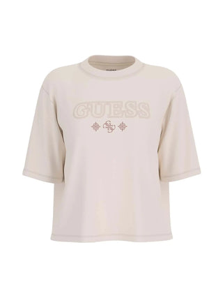 DAMEN-T-SHIRT - GUESS ATHLEISURE WEISS - V5YI11 I3Z14
