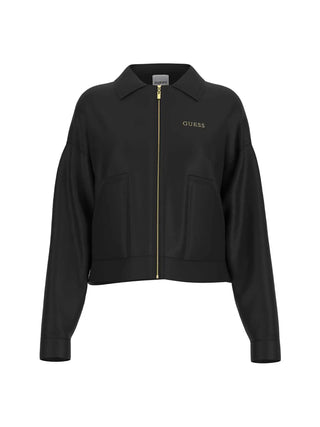 DAMENJACKE - GUESS ATHLEISURE SCHWARZ - V5YL08 KCX42