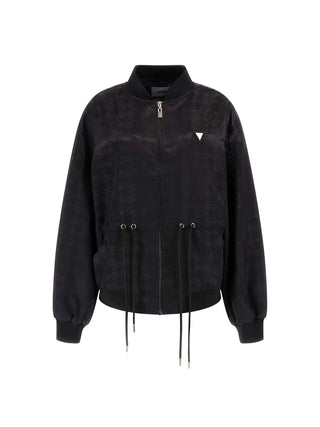 DAMENJACKE - GUESS ATHLEISURE SCHWARZ - V5YL11 WHFU0