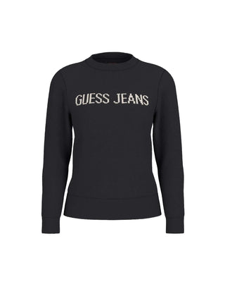 Damenpullover - Guess Jeans Schwarz - W4BR10 Z3HM1