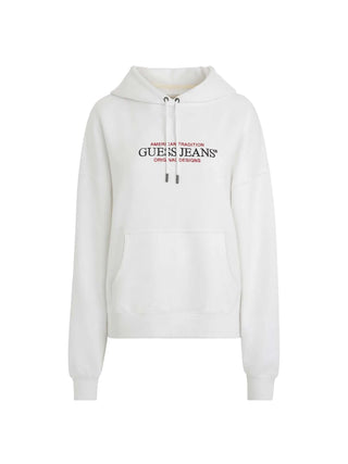 Damen-Sweatshirt - Guess Jeans Weiß - W4YQ15 KC811