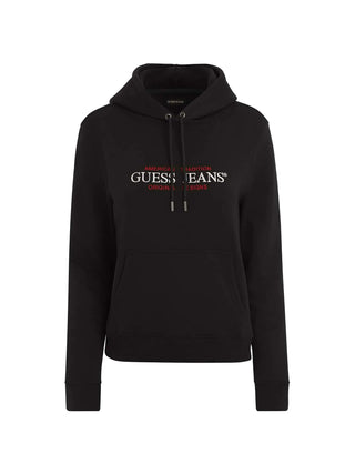 Damen-Sweatshirt - Guess Jeans Schwarz - W4YQ15 KC811
