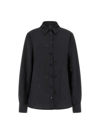 Damen-Sweatshirt - Guess Apparel Schwarz - W5BH80 W2982