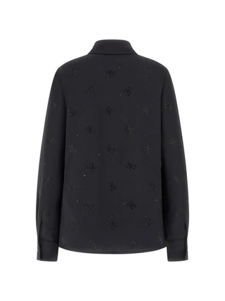 Damen-Sweatshirt - Guess Apparel Schwarz - W5BH80 W2982 2