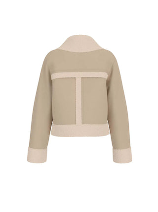 DAMENJACKE - GUESS JEANS TAN - W5BL13 W1862 2