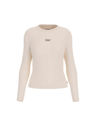 DAMEN-TOP - GUESS JEANS SAND - W5BP01 KA0H1