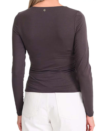 DAMEN-TOP - GUESS APPAREL BRAUN - W5BP39 KACM2 2