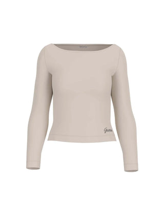 DAMEN-TOP - GUESS APPAREL SAND - W5BP46 KCYV2