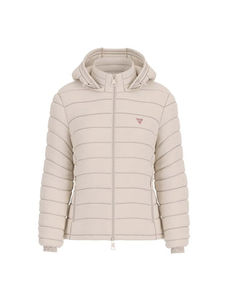 Daunenjacke für Damen – Guess Jeans Sand – W5RL99 WHAB2