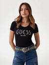 DAMEN-T-SHIRT - GUESS APPAREL SCHWARZ - W5YI05 J1314 2