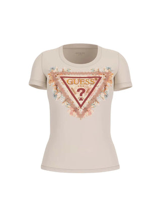 DAMEN-T-SHIRT - GUESS APPAREL VANILLA - W5YI08 J1314