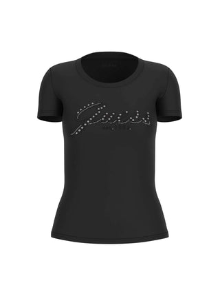 DAMEN-T-SHIRT - GUESS APPAREL SCHWARZ - W5YI46 J1314