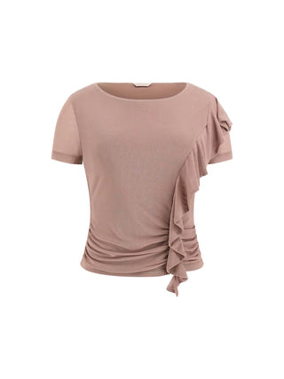 DAMEN-TOP - GUESS APPAREL TAUPE - W5YP08 KCZC2