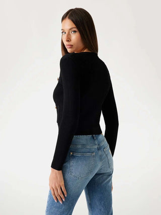 DAMEN-SCARDIGAN - GUESS APPAREL SCHWARZ - W5YR09 Z0130 3