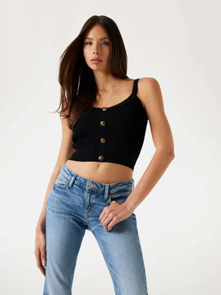 DAMEN-TOP - GUESS APPAREL SCHWARZ - W5YR10 Z0130 2