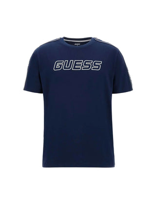 HERREN-T-SHIRT - GUESS ATHLEISURE BLAU - Z4GI18 J1314