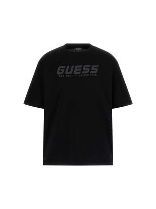 HERREN-T-SHIRT - GUESS ATHLEISURE SCHWARZ - Z5BI03 K1871