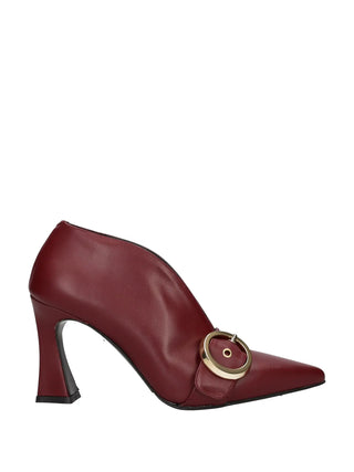 DAMEN-ANGLE-BOOTS - ALBANO BORDEAUX - 2908