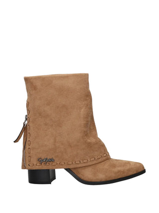 Damen-Ankle-Boots - Love to Love von Gai Mattiolo Beige - Größe 10-2B
