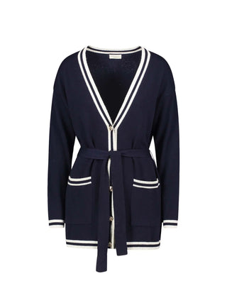 DAMEN-Strickjacke - GAUDI JEANS BLAU - 521BD53008