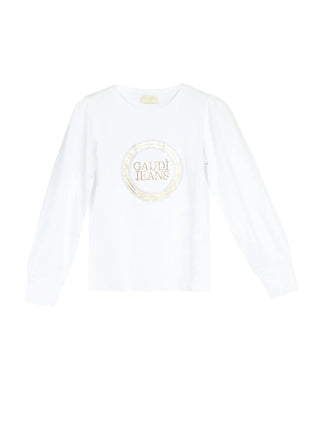 DAMEN-T-SHIRT - GAUDI JEANS WEISS - 521BD64026
