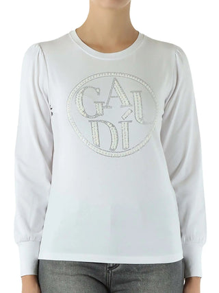 DAMEN-T-SHIRT - GAUDI JEANS WEISS - 521BD64027