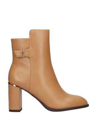 Damen-Ankle-Boots - Nine West Camel - 102012112