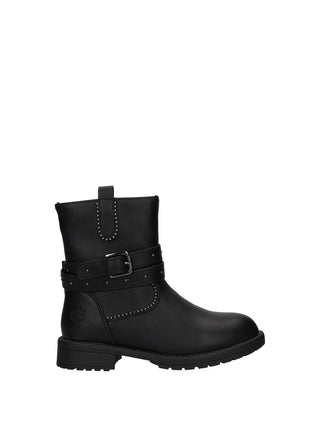 Mädchen-Ankle-Boots - Schwarzer Holzfäller - 102226602