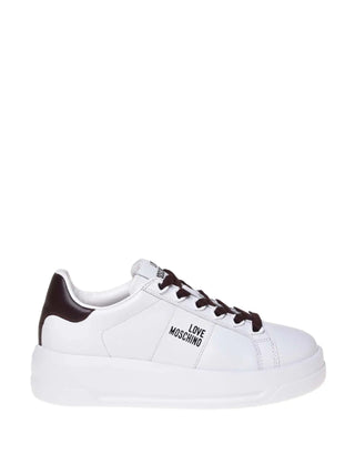 DAMEN-SNEAKER - LOVE MOSCHINO WEISS-BORDEAUX - JA15315G0NIA1