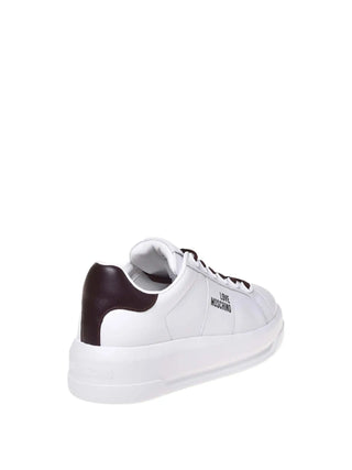 DAMEN-SNEAKER - LOVE MOSCHINO WEISS-BORDEAUX - JA15315G0NIA1 3